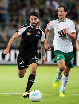 Örebros Nahir Besara och Hammarbys Johan Persson