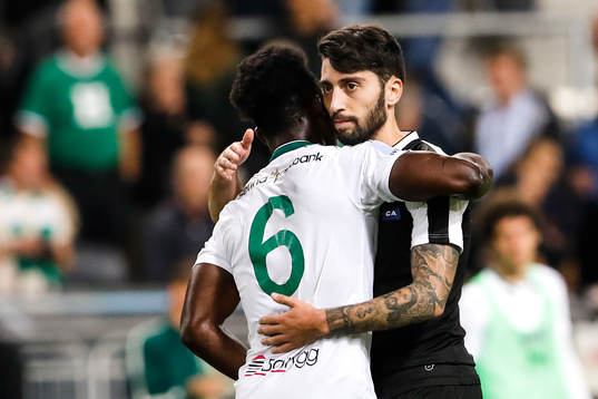 Örebros Nahir Besara och Hammarbys Joseph Aidoo