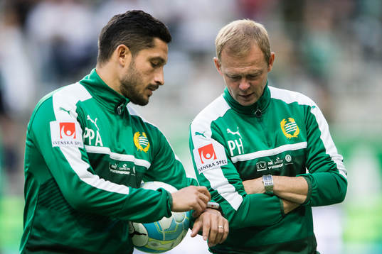 Hammarbys assisterande tränare Pablo Pinones-Arce och