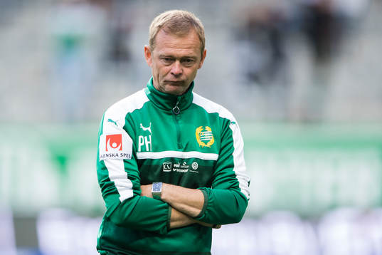 Hammarbys assisterande tränare Patrik Hansson innan