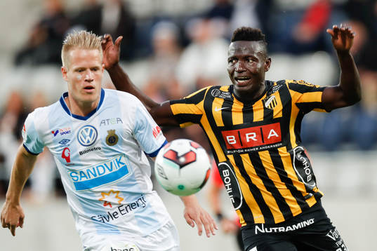 Häckens Alhassan Kamara och Gefles Martin Rauschenberg