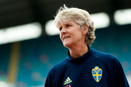 Sveriges förbundskapten Pia Sundhage