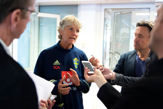 Sveriges förbundskapten Pia Sundhage