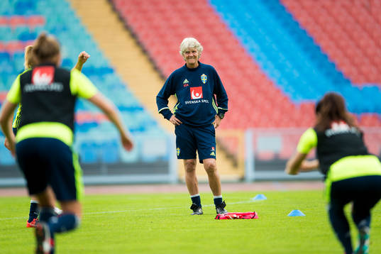 Sveriges förbundskapten Pia Sundhage