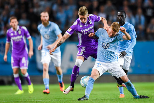 Malmö FFs Anders Christiansen och IFK Göteborgs Sören