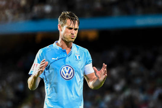 Malmö FFs Markus Rosenberg deppar