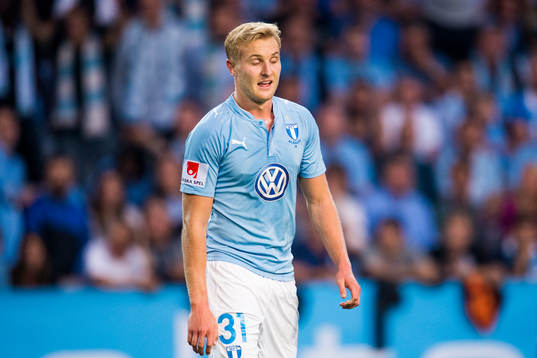 Malmö FFs Franz Brorsson deppar