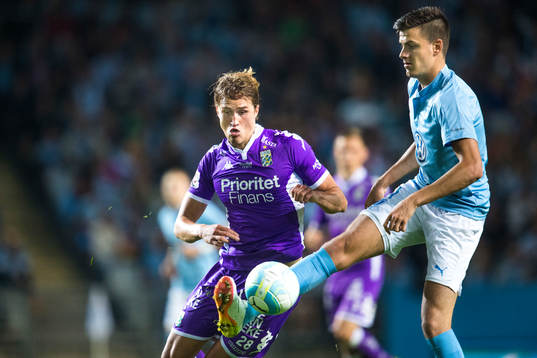 IFK Göteborgs Thomas Rogne och Malmö FFs Alexander