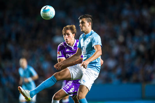 IFK Göteborgs Thomas Rogne och Malmö FFs Alexander