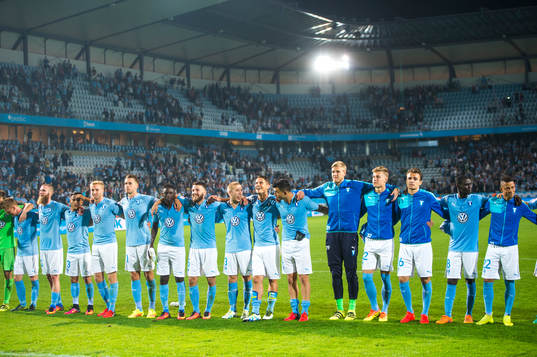 Malmö FFs spelare tackar publiken