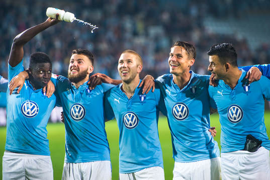 Malmö FFs Pa Konate Erdal Rakip, Anton Tinnerholm, Markus