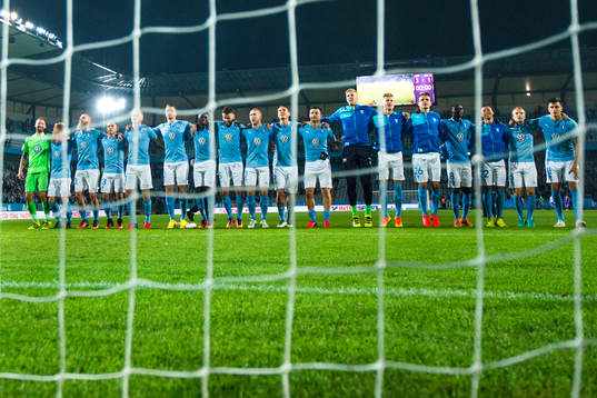 Malmö FFs spelare tackar publiken