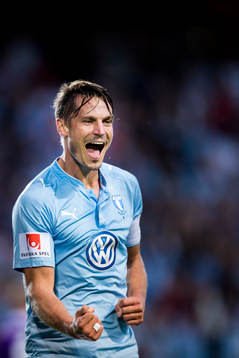 Malmö FFs Markus Rosenberg jublar