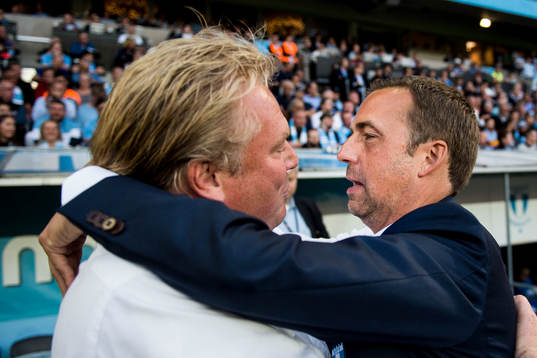 IFK Göteborgs tränare Jörgen Lennartsson och Malmö FFs