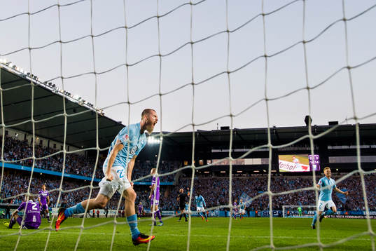 Malmö FFs Jo Inge Berget jublar