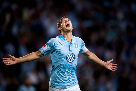 Malmö FFs Markus Rosenberg jublar