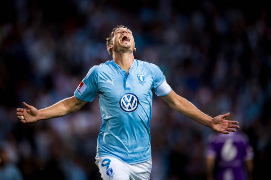 Malmö FFs Markus Rosenberg jublar