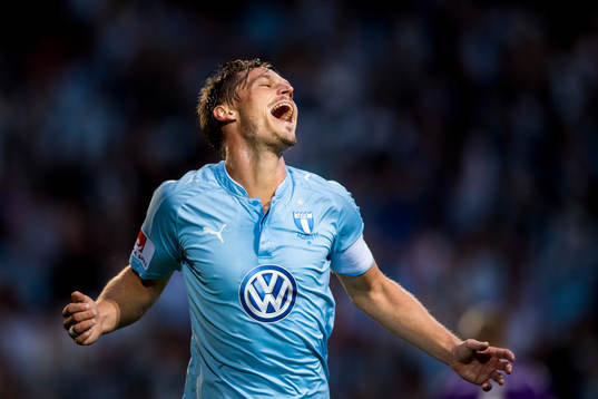 Malmö FFs Markus Rosenberg jublar