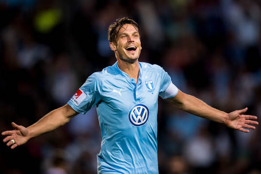 Malmö FFs Markus Rosenberg jublar