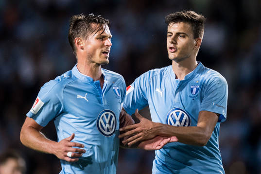 Malmö FFs Markus Rosenberg och Alexander Jeremejeff