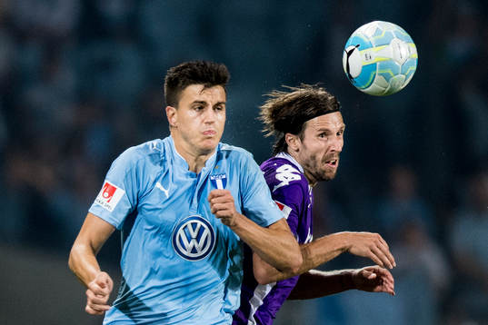 Malmö FFs Alexander Jeremejeff och IFK Göteborgs Mattias