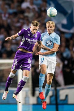 IFK Göteborgs Sören Rieks och Malmö FFs Franz Brorsson