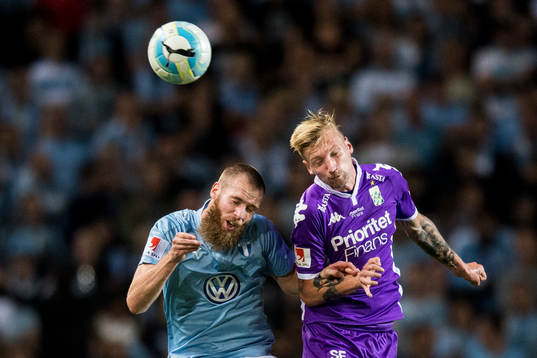 Malmö FFs Jo Inge Berget och IFK Göteborgs Sebastian