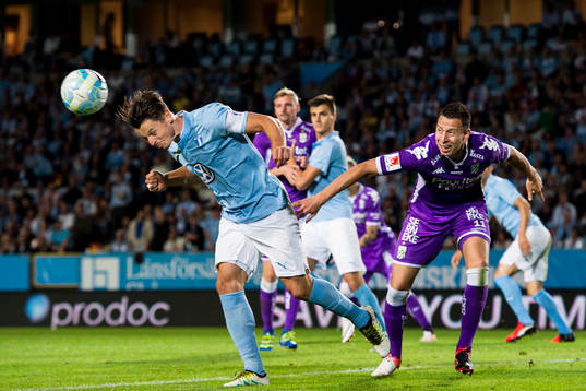 Malmö FFs Markus Rosenberg och IFK Göteborgs Martin