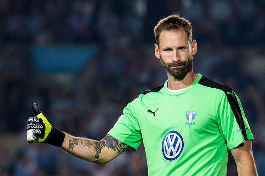 Malmö FFs målvakt Johan Wiland