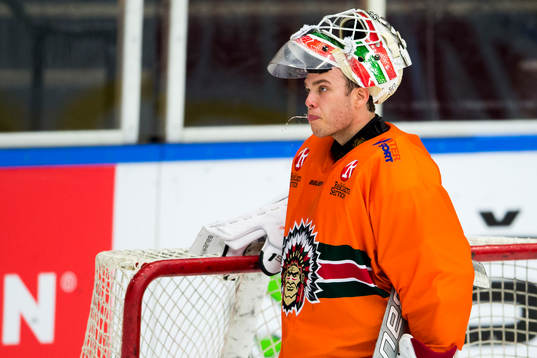 Frölundas målvakt Johan Gustafsson