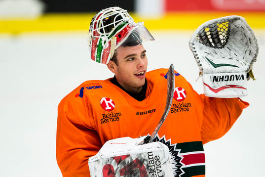 under en träning med Frölunda