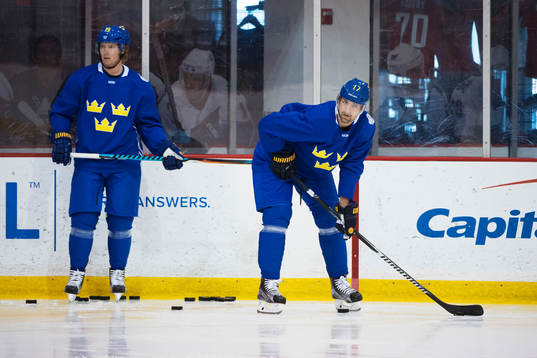 Nicklas Bäckström och Patrik Berglund