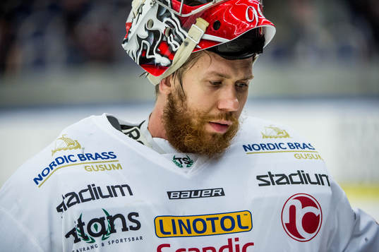 Vita Hästens målvakt Emil Jidskog