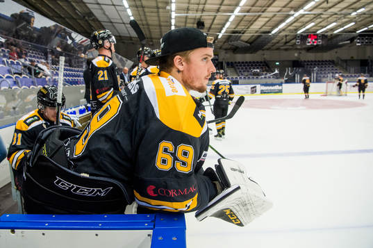 Panterns målvakt Tex Williamsson deppar