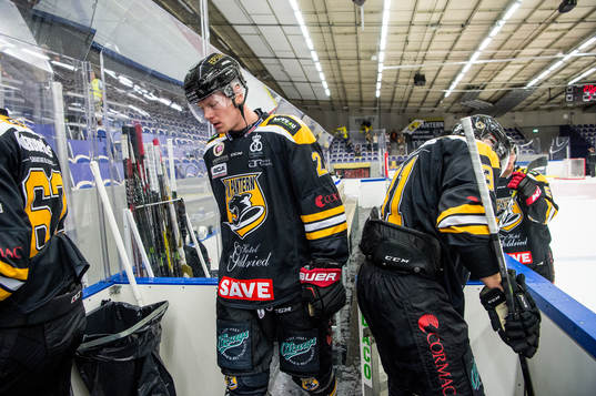 Panterns målvakt Lars Bryggman deppar