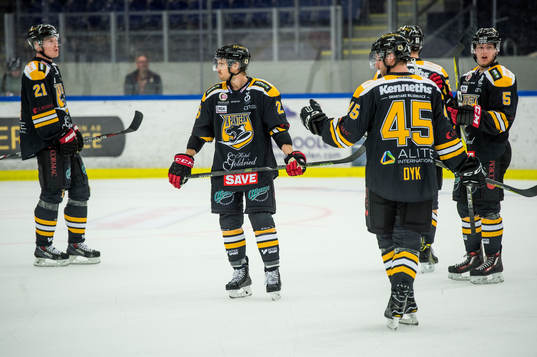 Panterns Lars Bryggman, Mattias Persson, Sebastian Dyk,