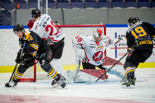 Panterns Sebastian Dyk och Jakob Karlsson mot Vita Hästens