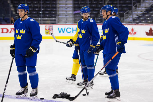 Mikael Backlund, Marcus Krüger och Jakob Silfverberg