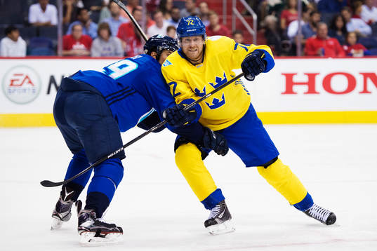Europas Roman Josi och Sveriges Patric Hörnqvist