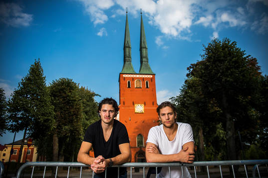 Dennis Everberg och Eric Martinsson är fd Röglespelare
