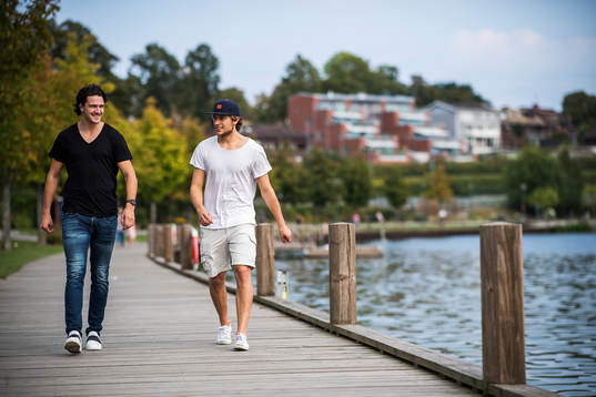 Dennis Everberg och Eric Martinsson är fd Röglespelare