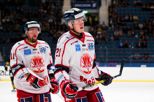 Västerviks Olle Liss och Mats Josten Fröshaug  deppar