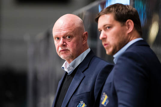 s tränare Roger Melin och assisterande tränare Patrik