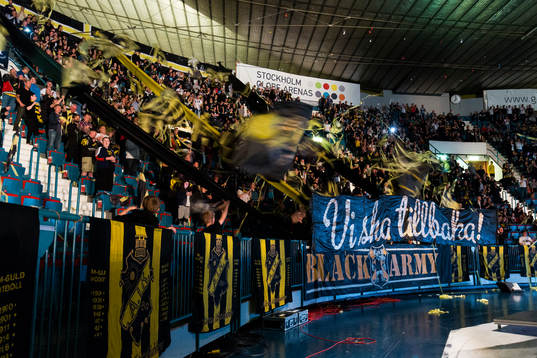 under ishockeymatchen i Hockeyallsvenskan mellan AIK och