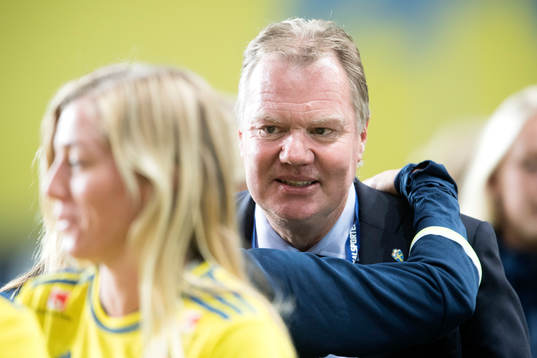 Svenska Fotbollförbundets ordförande Karl-Erik Nilsson