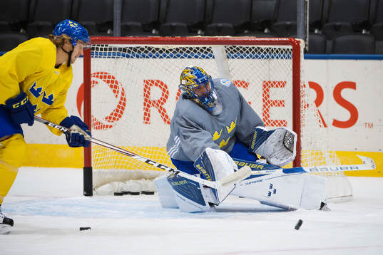 Carl Hagelin och Henrik Lundqvist