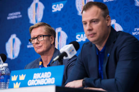 General manager Tommy Boustedt och förbundskapten Rikard