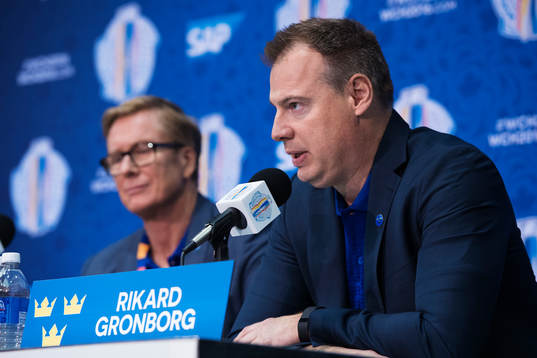 General manager Tommy Boustedt och förbundskapten Rikard