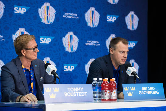 General manager Tommy Boustedt och förbundskapten Rikard