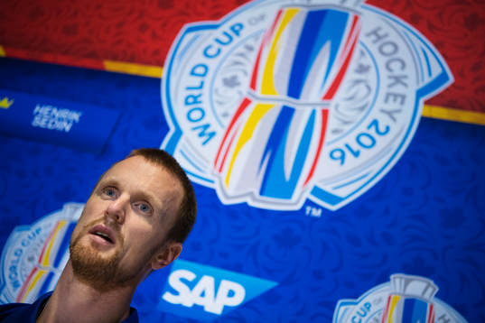 Bläddra bland fler bilder av Ishockey, inför World Cup of Hockey, pressträff Sverige
